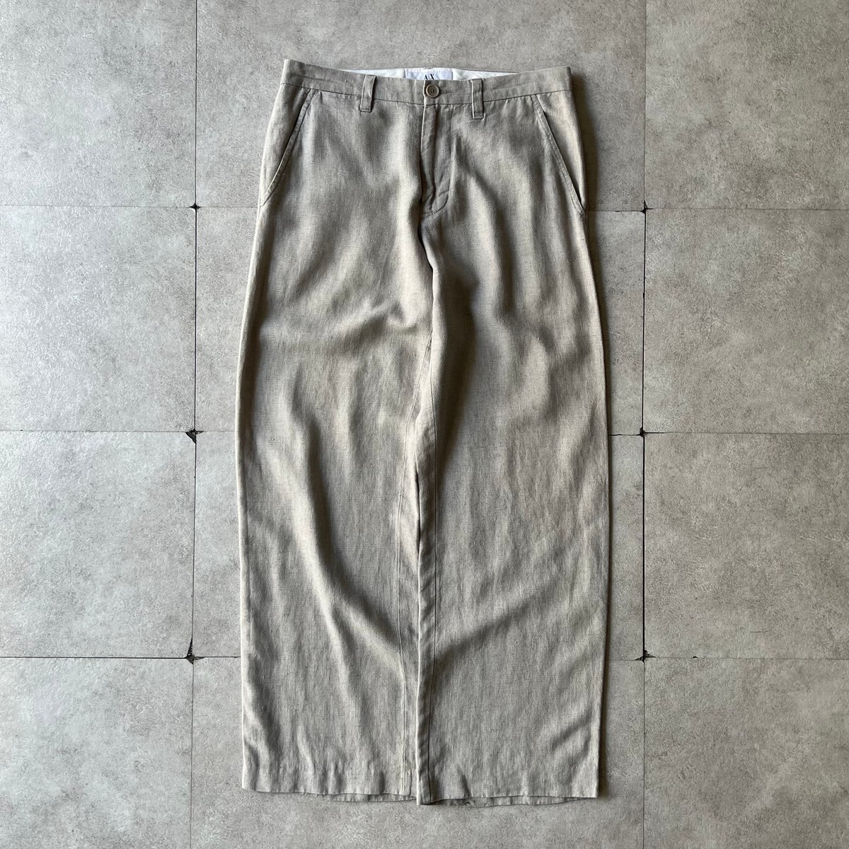 ジョルジオアルマーニ　リネンスラックス Armani exchange linen slacks | sui & shara