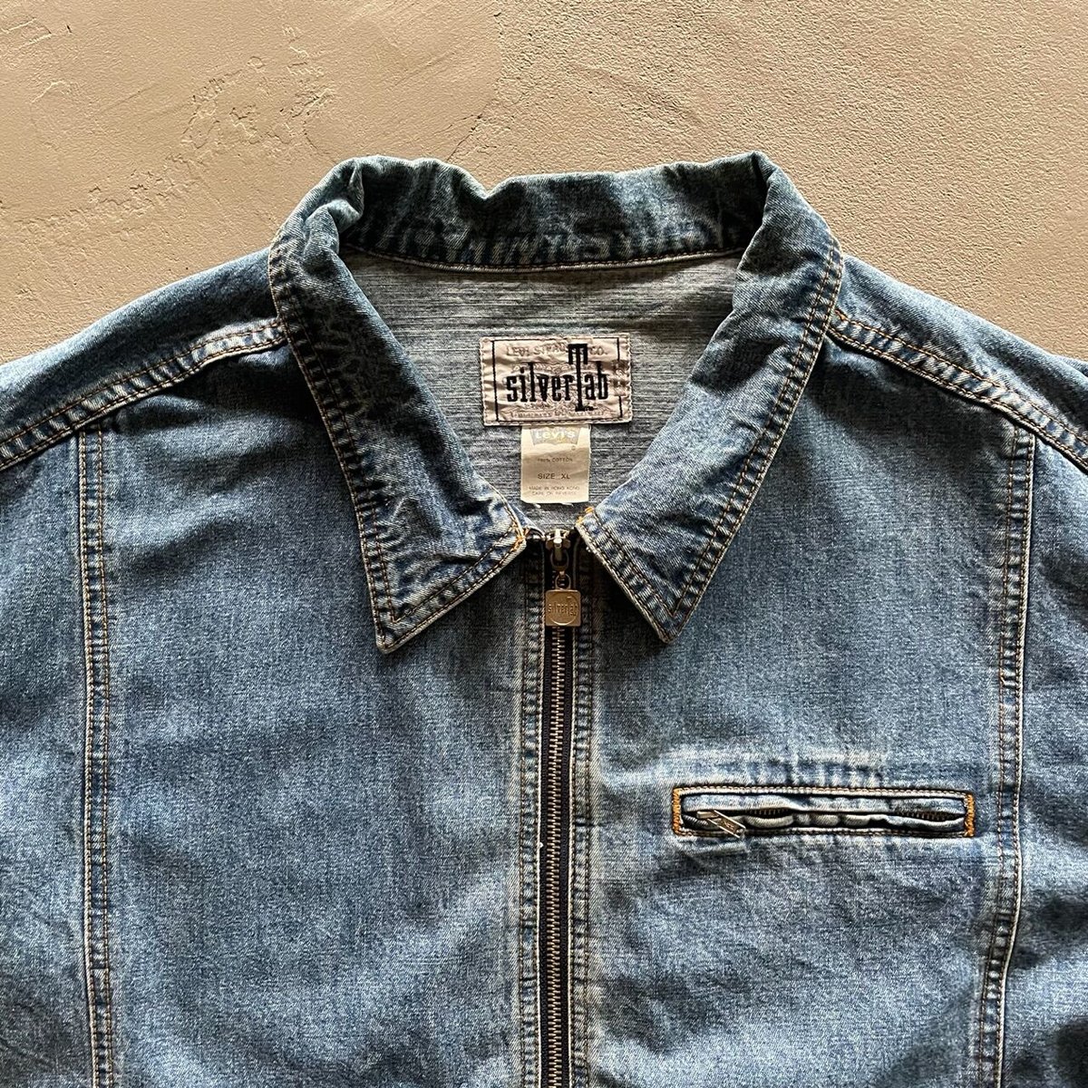 90s~ Levis silver tab ''buggy'' zip up denim ja...