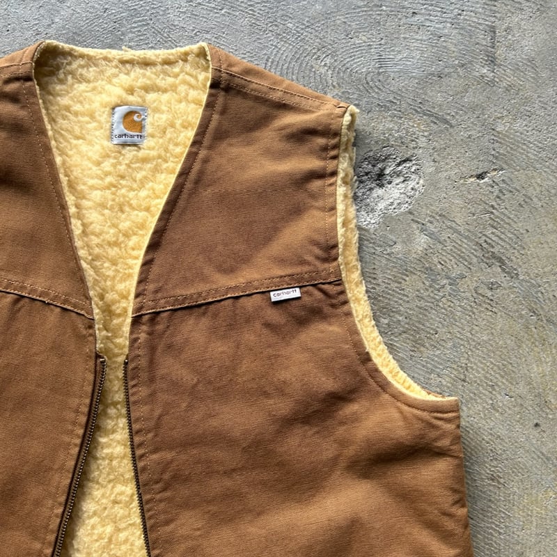 80s carhartt duck vest made in USA!! | sui & shara
