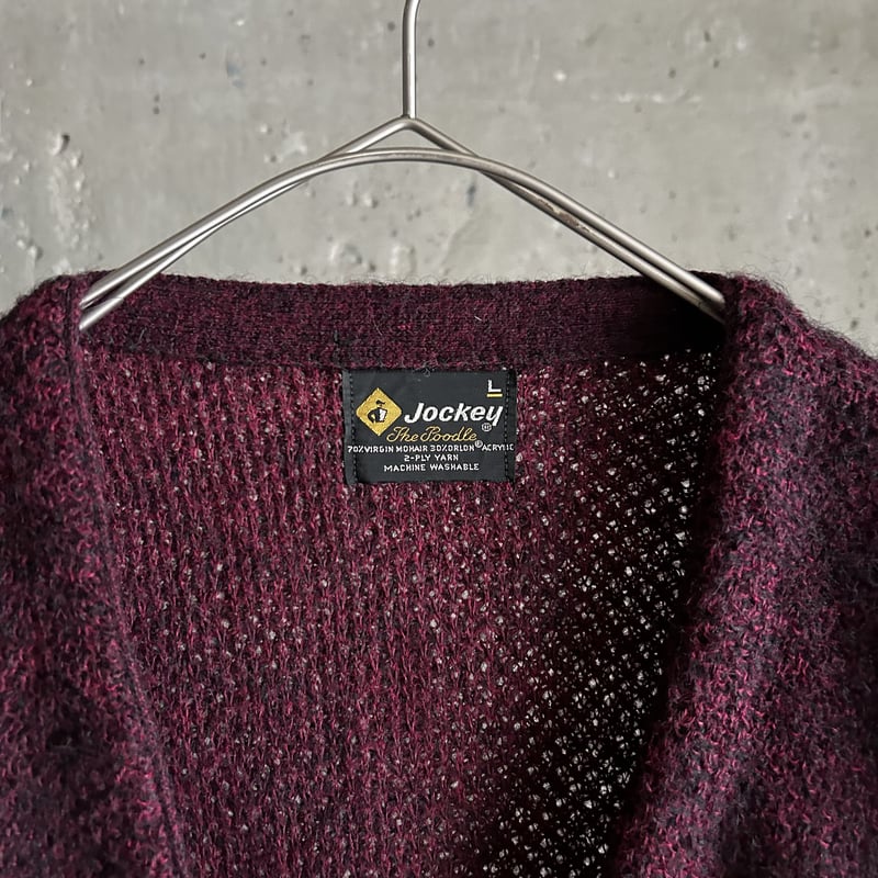 Jockey 60s ヴィンテージ　モヘアカーディガン 60s JOCKEY MOHAIR CARDIGAN SIZE S - MATIN, VINTAGE