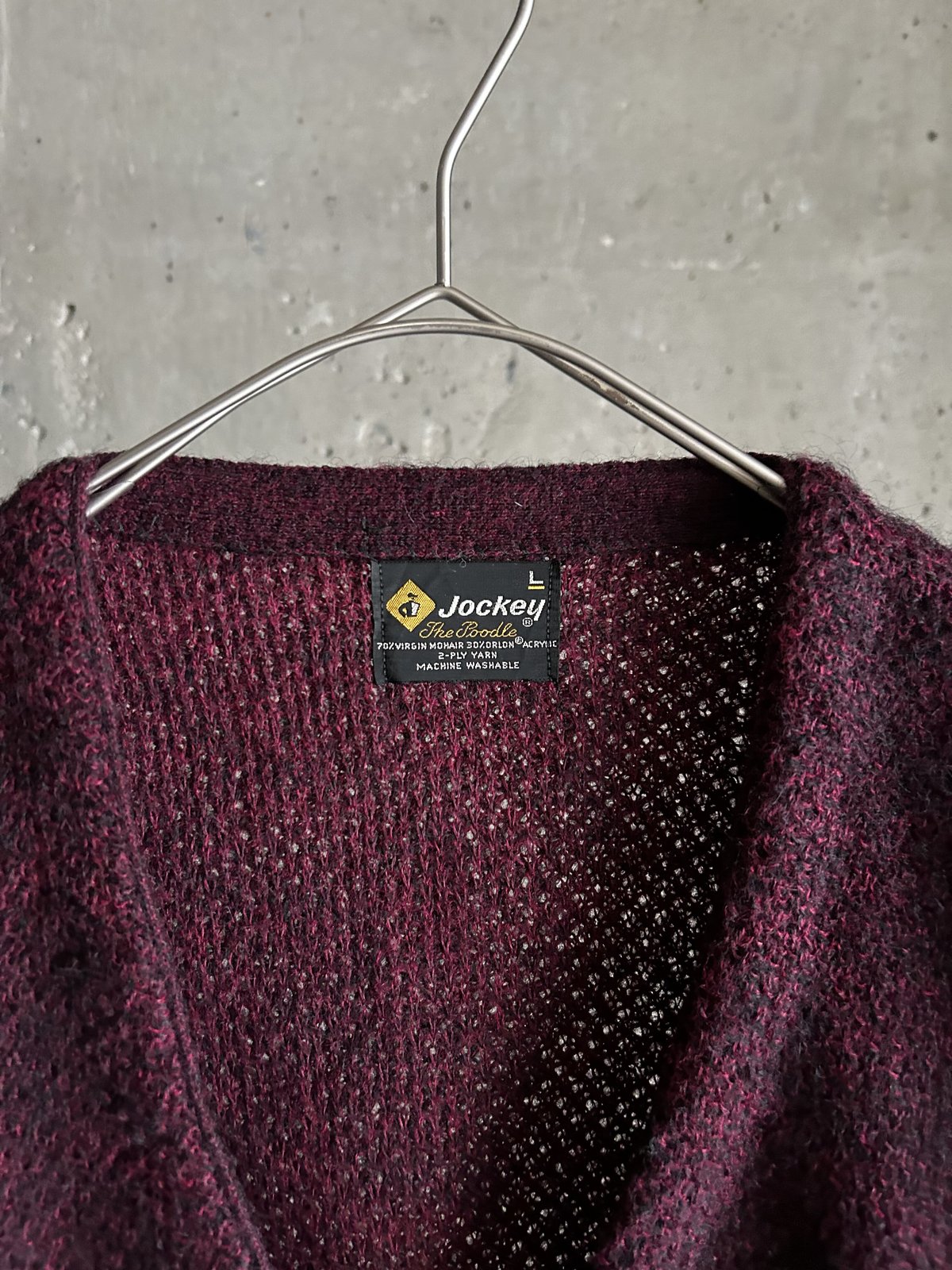 Jockey 60s ヴィンテージ　モヘアカーディガン 60s Jockey mohair knit cardigan | sui & shara