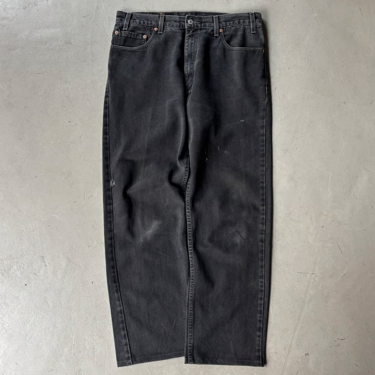 2000年代 リーバイス デニムパンツ（2001 Levi’s 505 black denim pants）