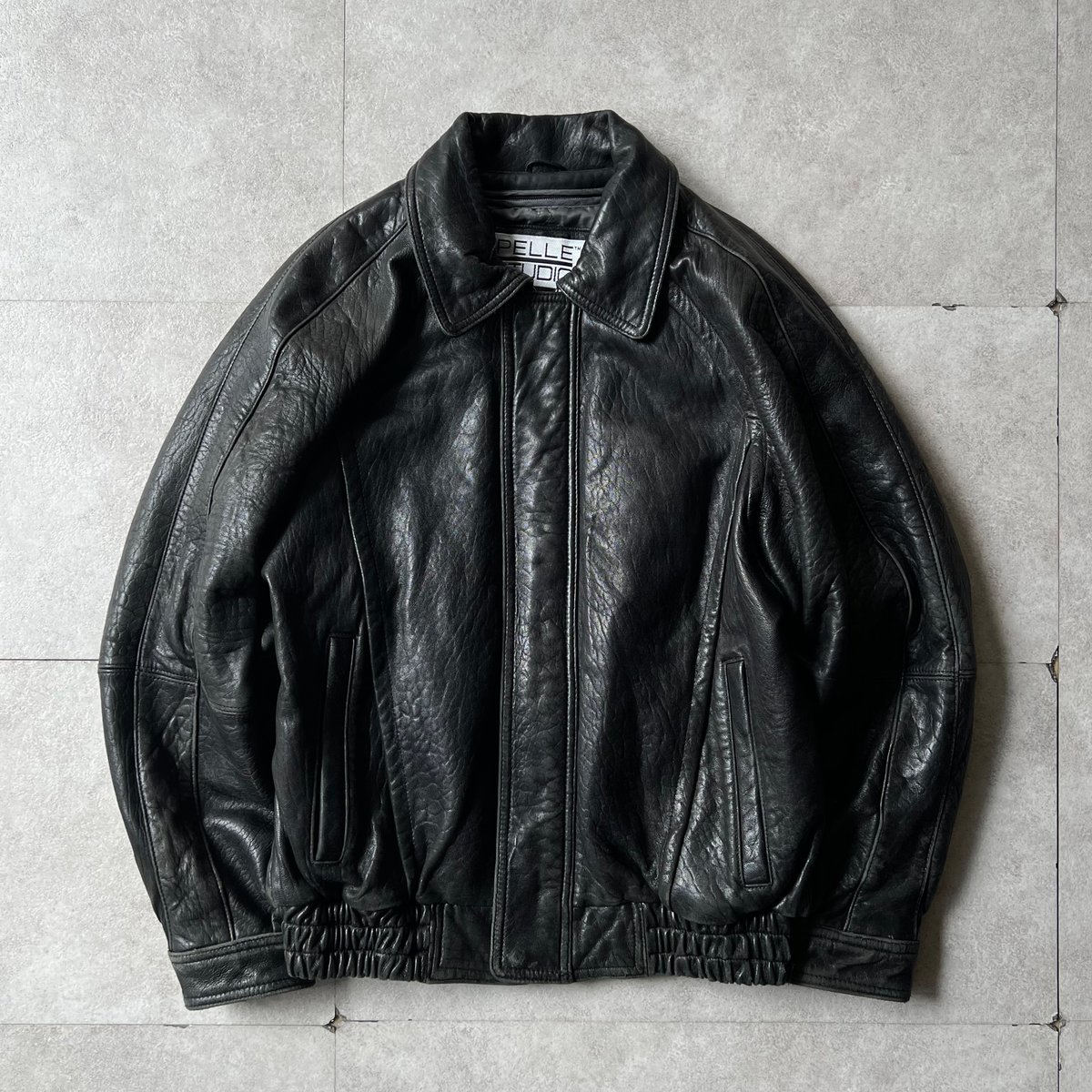 90s~ ARCHIVE レザーロゴウエストベルト 黒 90s Wilsons leather blouson | sui & shara