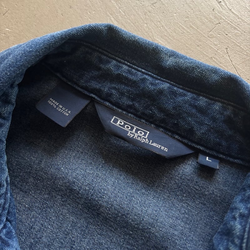 80s~ Ralph lauren denim swing top “made in USA”