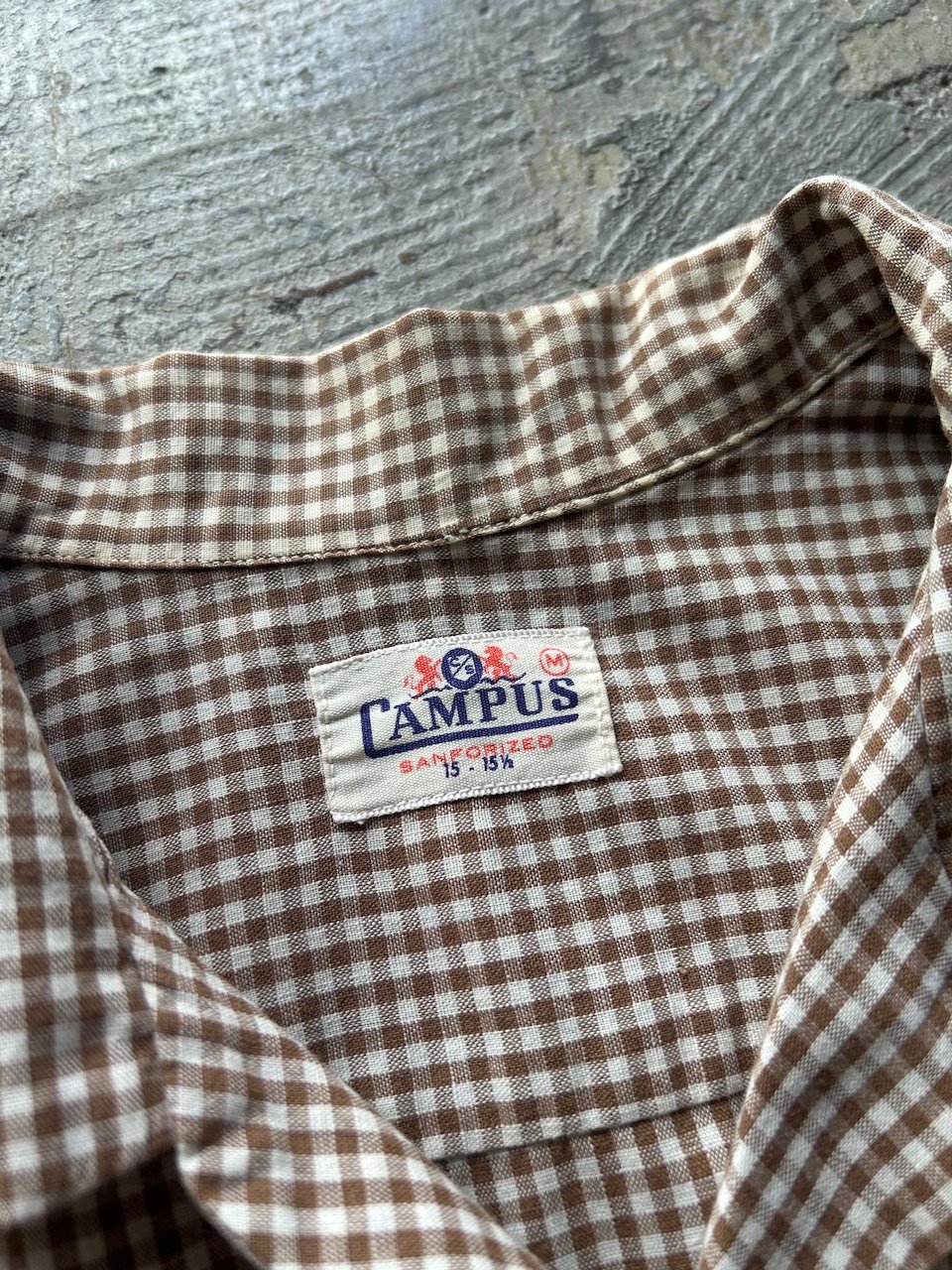 50's CAMPUS open collar shirt | sui & shara