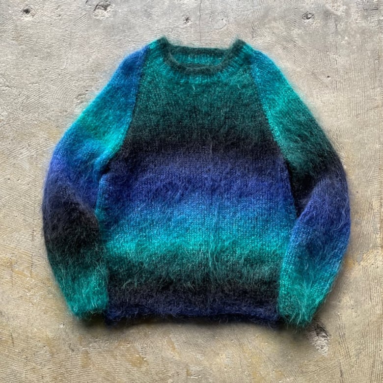 moheya gradation 見よう KNIT ンニット ハートニット ショート丈