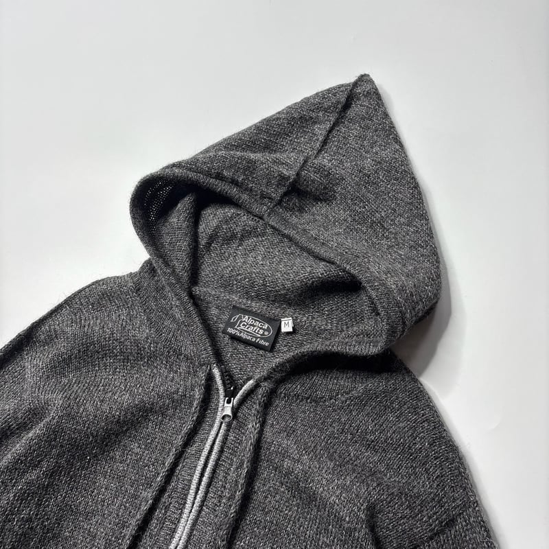 初期 90SDRIES VAN NOTENフルジップアルパカニットブルゾン 初期 90SDRIES VAN NOTENフルジップアルパカニットブルゾン