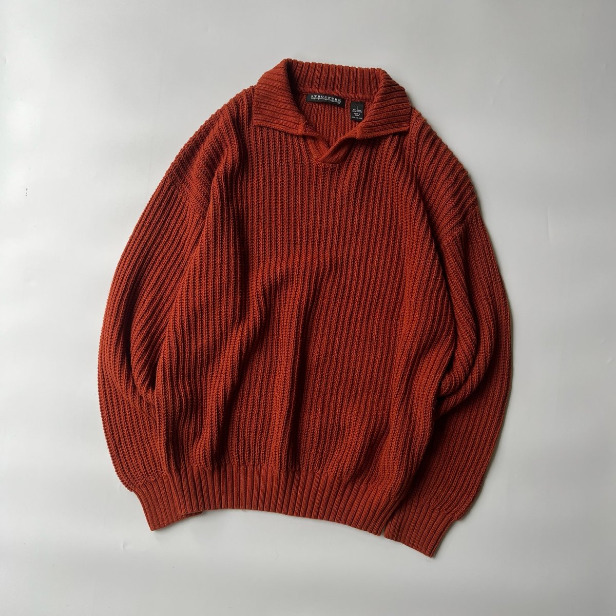 SORAMI BASE様HERMES　スキッパー　ニット 90s Structure skipper ramie×cotton knit | sui &