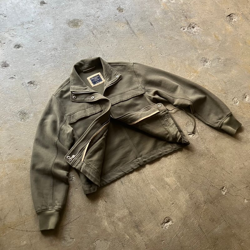 Abercrombie & Fitch stand collar zip jacket | s