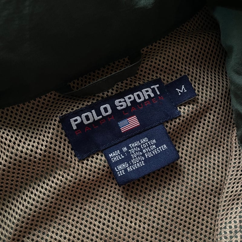 90s Polo sport cotton nylon baggys jacket | su 90s Polo sport cotton nylon baggys jacket | su