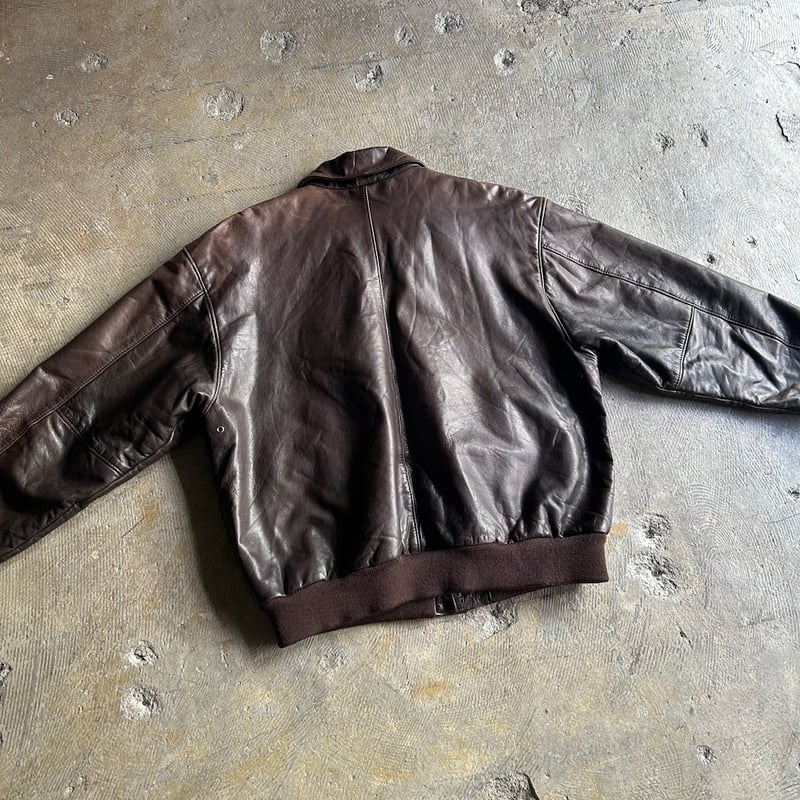 な*べ様 90s lands end A-2 real leather jack な*べ様 90s lands end A-2 real leather jack
