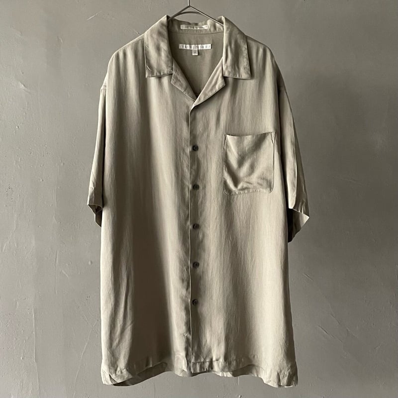 90s Perry ellis open collar silk shirt | sui & 