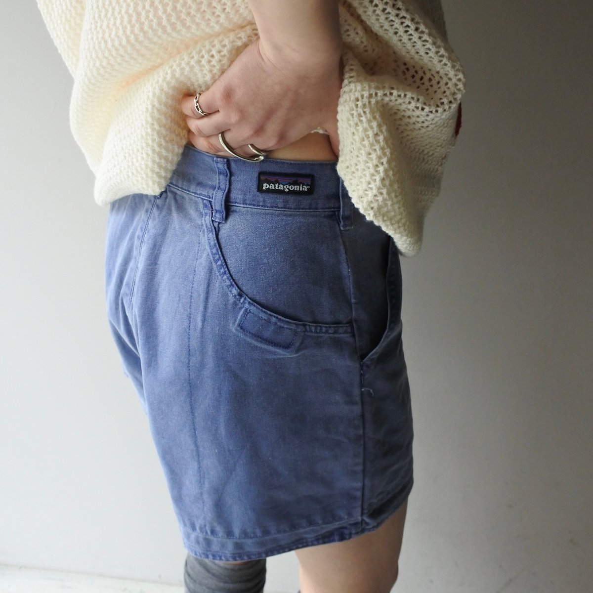 Patagonia back pocket design short pants | sui