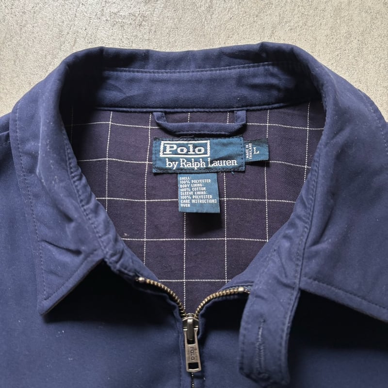 アルキヒドロ 90s POLO GOLFスウィングトップネイビーXXL裏地