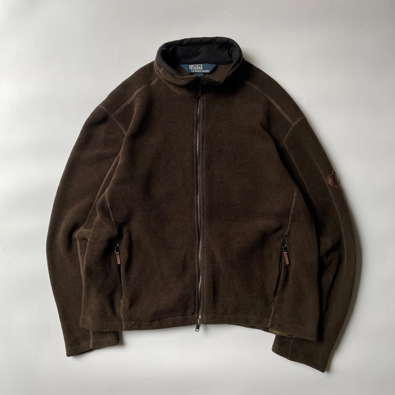 90s Ralph Lauren double zip fleece jacket | su