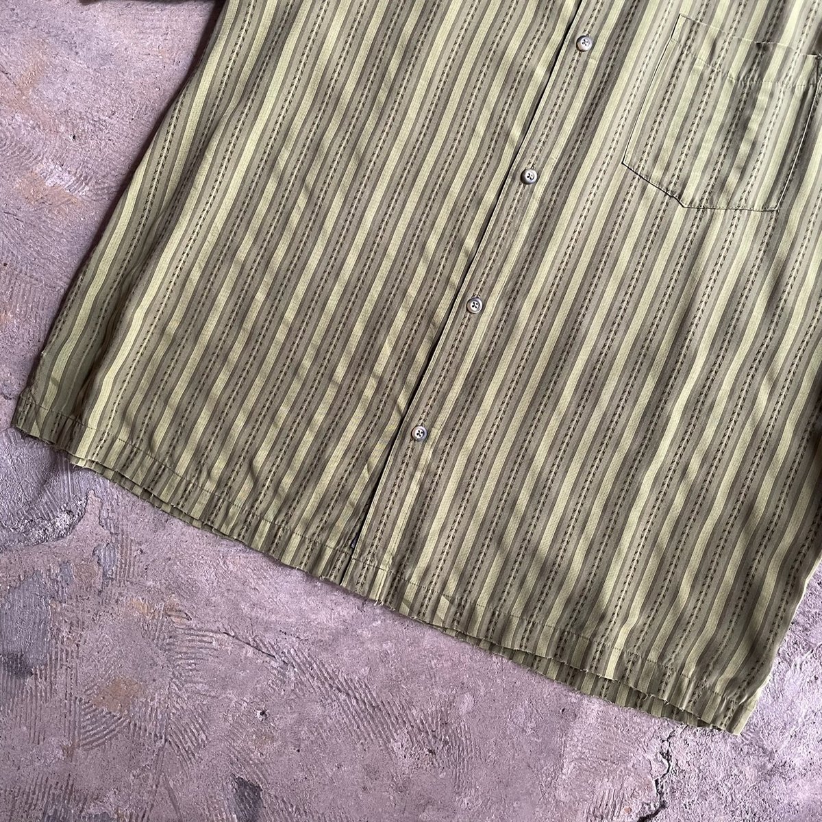 00s REI stripe rayon shirt | sui & shara