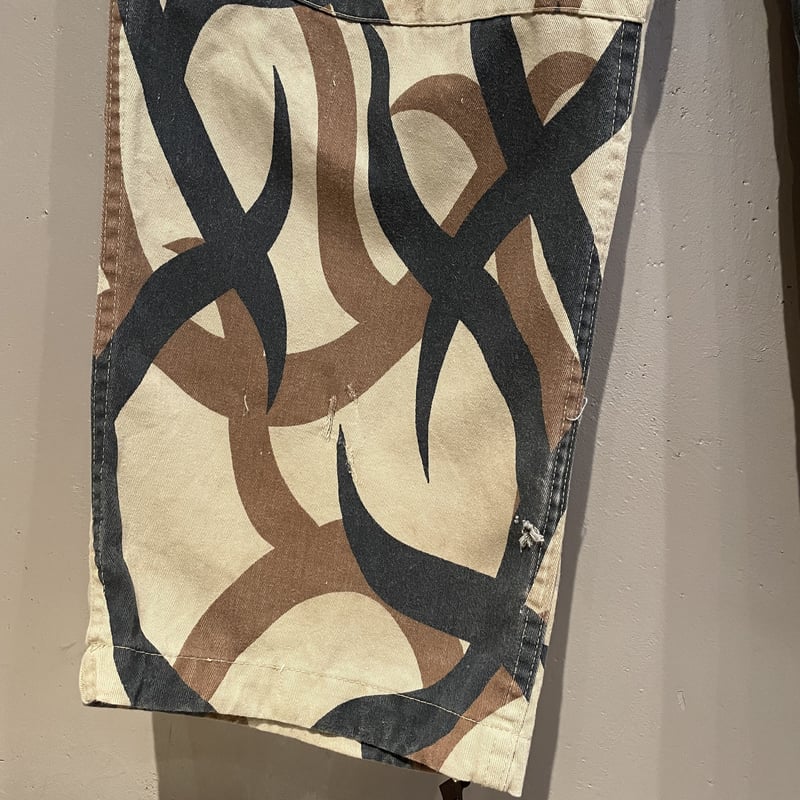 90sUSA製　ASATトライバルカーゴ 90s ASAT tribal camouflage cargo pants | sui &