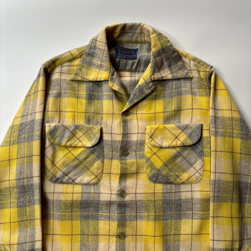 50's PENDLETON open collar board shirt | sui &