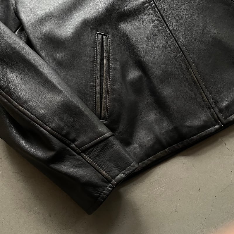 90s RRL leather sports jacket | sui & shara 90s RRL leather sports jacket | sui & shara