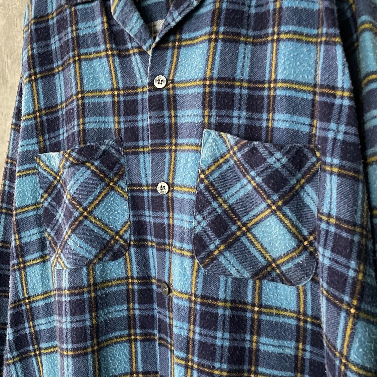 50s 60s town craft プリントネル　ビンテージ 60's TOWN CRAFT プリントネル 
