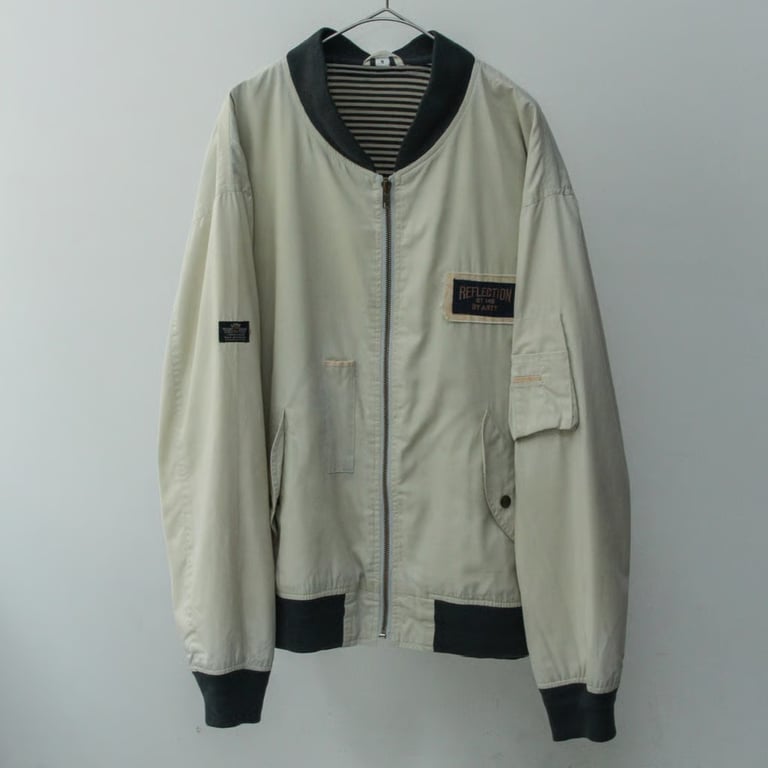 90年代 ミリタリージャケット(90s MA-1 type zip up jacket)