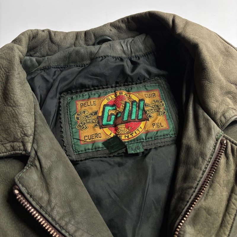 90s G-Ⅲ A-2 type leather jacket | sui & shara