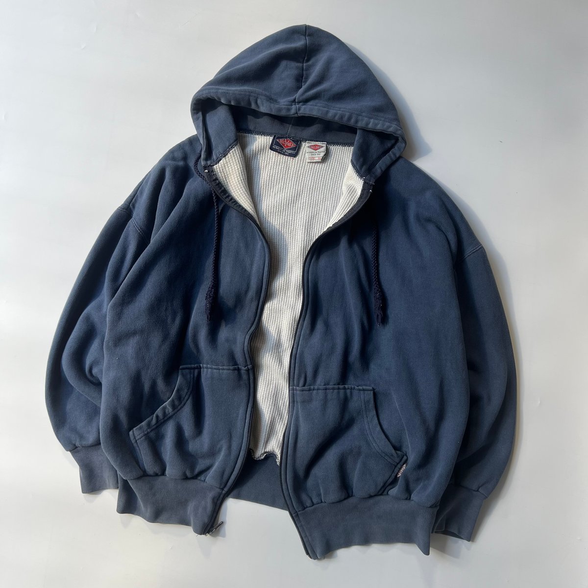 90s BIG YANK double face sweat zip hoodie | su