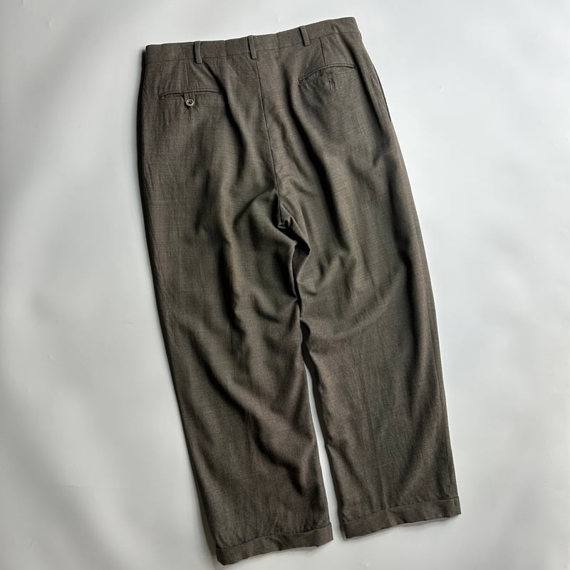 90's Polo Ralph Lauren 2tuck wool slacks | sui