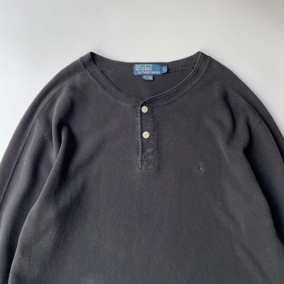 Ralph Lauren cotton henry neck tops | sui & shara