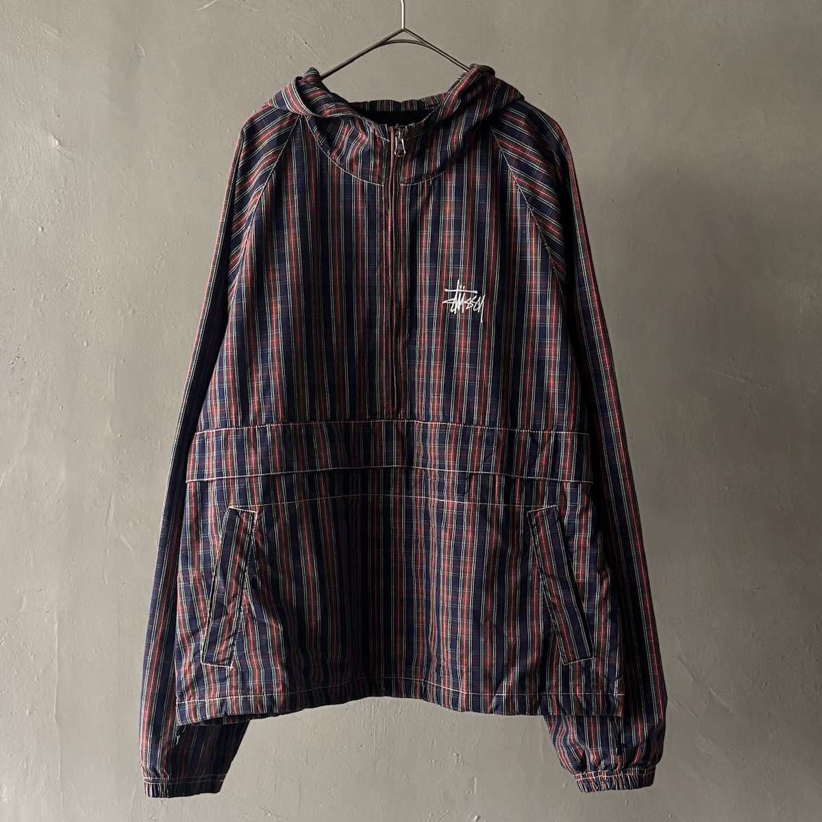 Stussy plaid cotton anorak | sui & shara