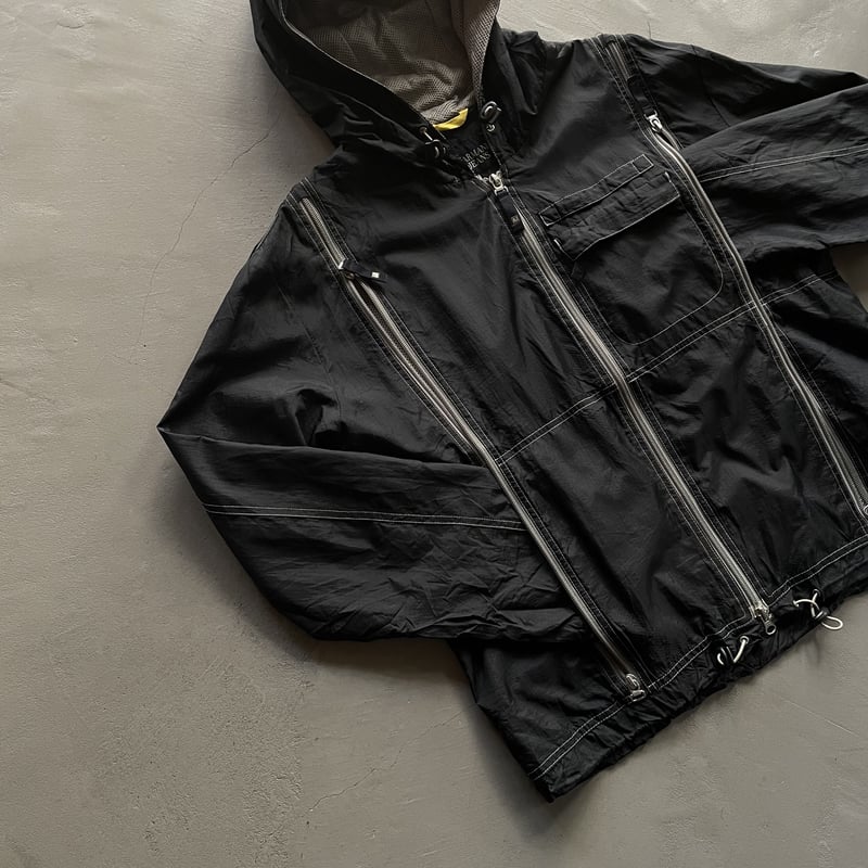 90s~ Armani Jeans design zip nylon foodie | sui 90s~ Armani Jeans design zip nylon foodie | sui