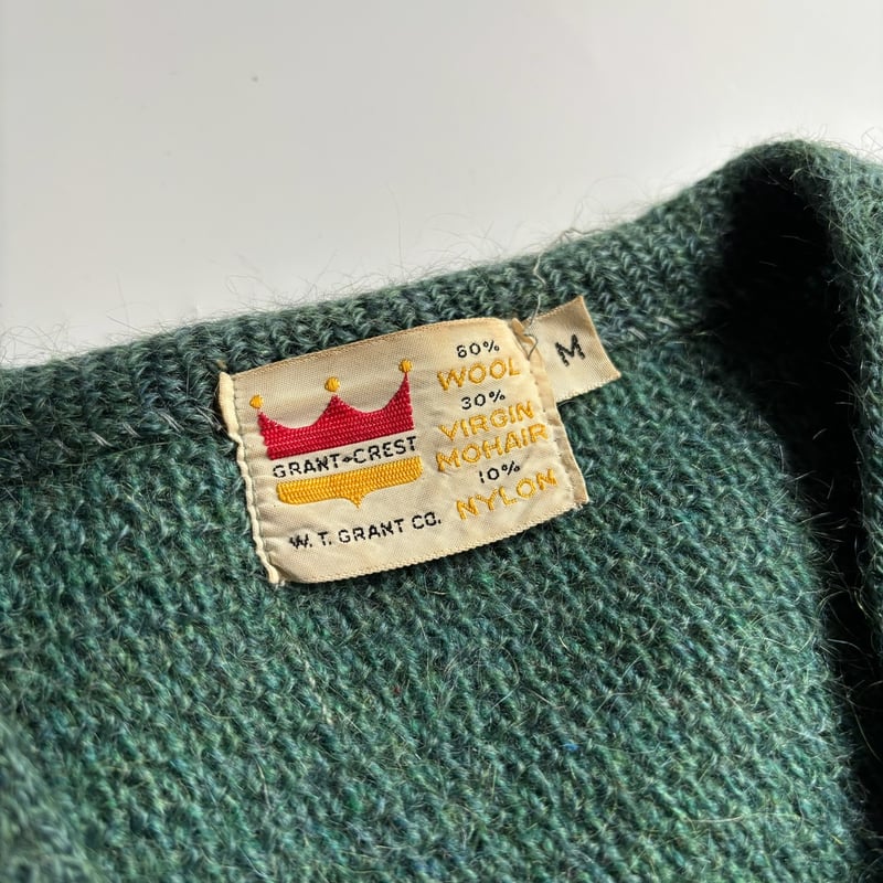 60's GRANT CREST mohair knit cardigan | sui & s