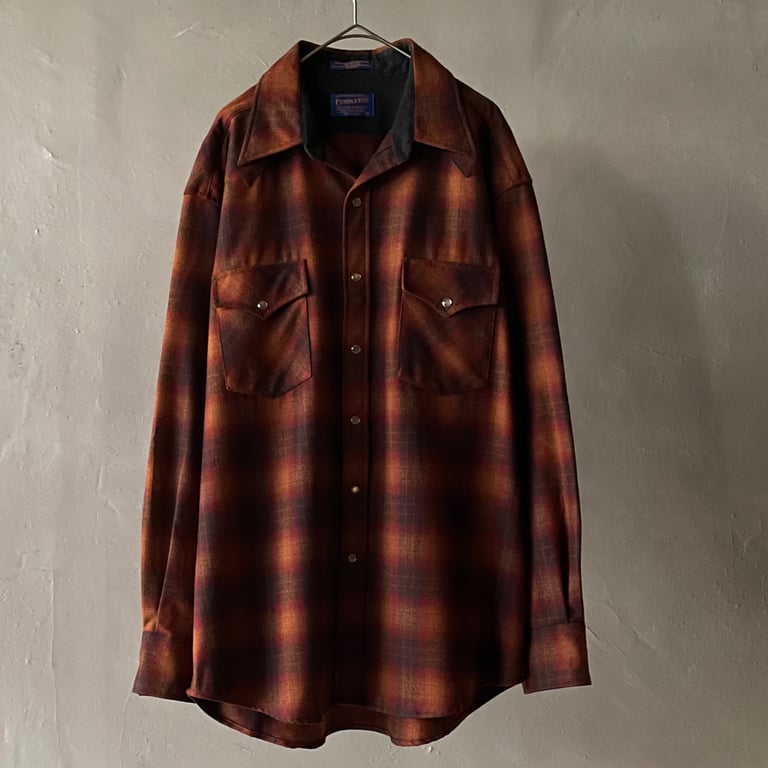 90s〜 Pendleton ombre western shirt｜ペンドルトン