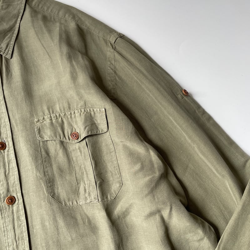 90s Ralph Lauren linen safari shirt | sui & shara