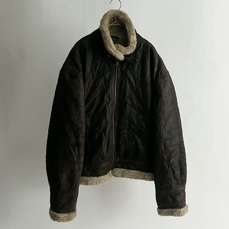 80s AVIREX B-3 Black Mouton Leather JKT 80s AVIREX B-3 Black Mouton Leather JKT