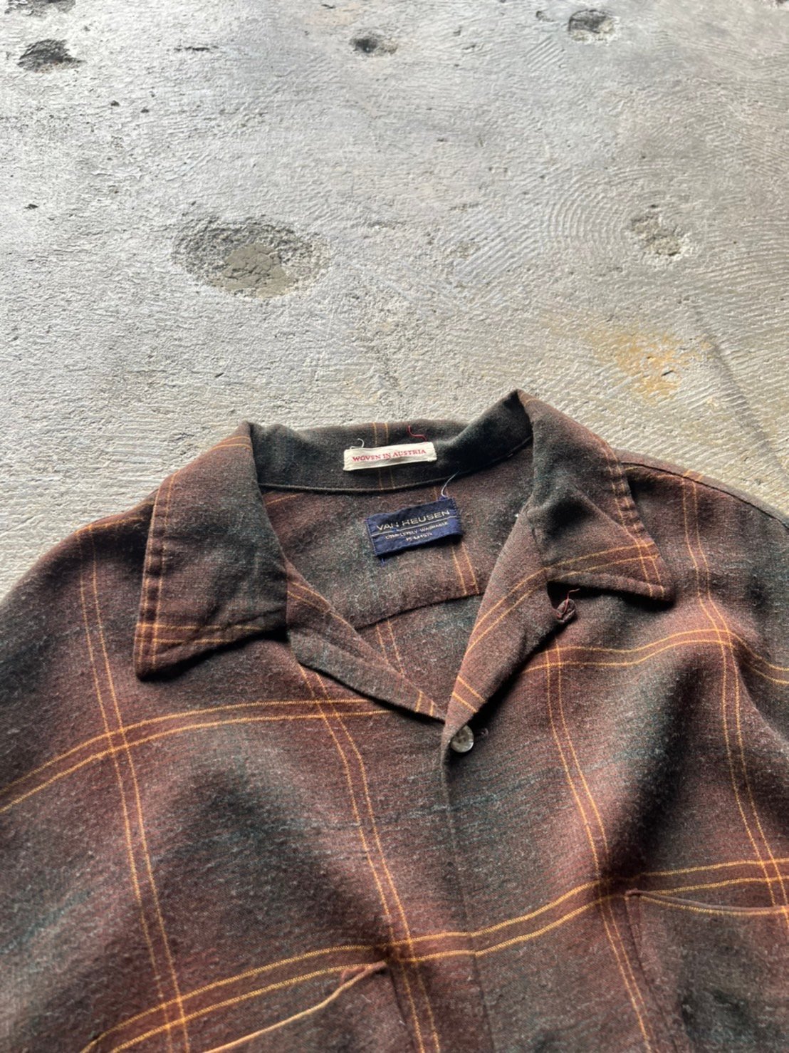 トップス VAN HEUSEN ombre check rayon shirt Rayon Ombre CHECK SHIRTS – YZ