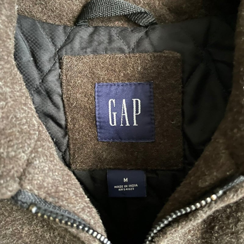 90's old GAP wool zip-up jacket | sui & shara 90's old GAP wool zip-up jacket | sui & shara