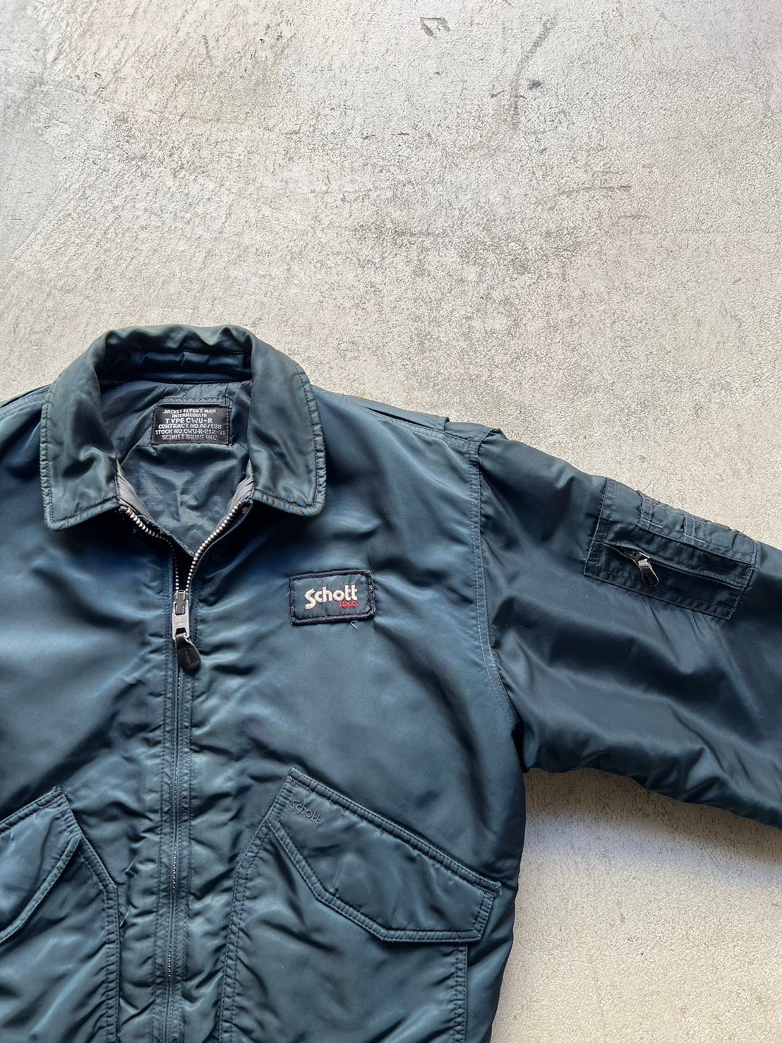 90s Schott CWU-R フライトジャケット USAF 90s Schott CWU-R フライトジャケット USAF fit=scale-down,w
