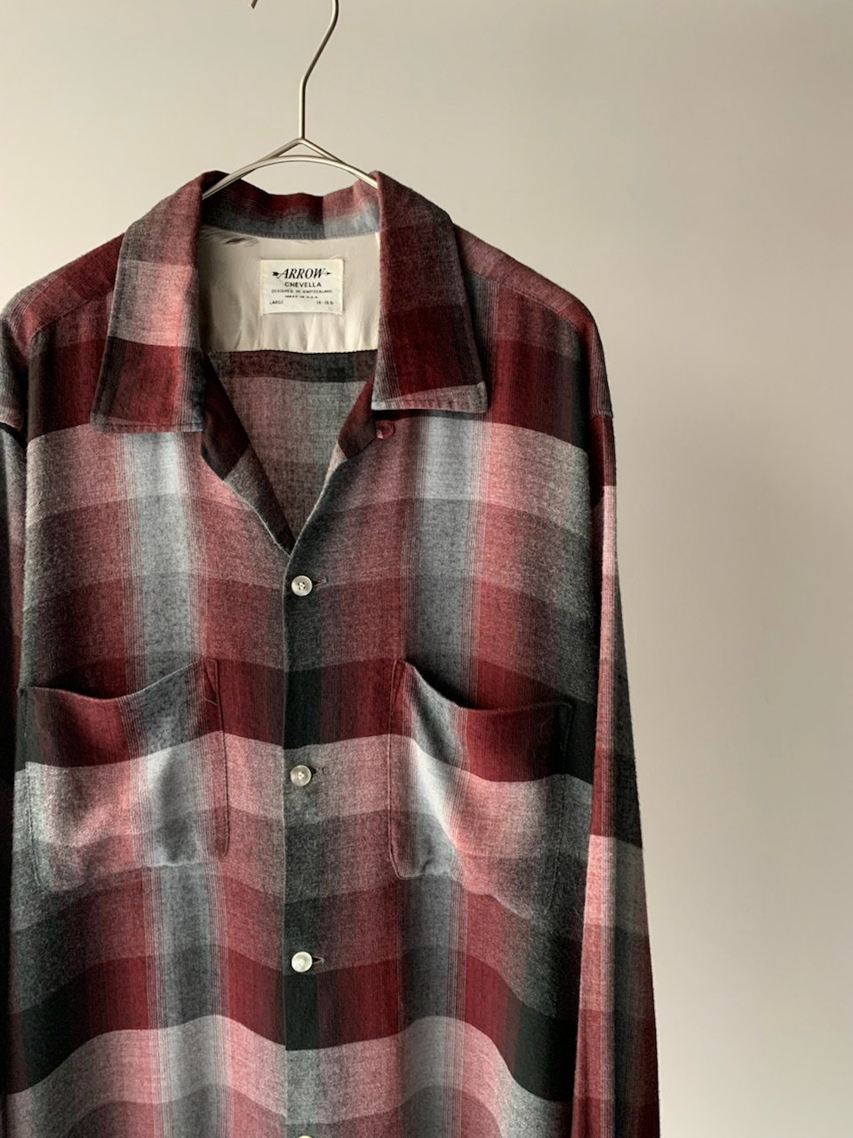 トップス Arrow vintage ombre rayon shirts L Arrow vintage ombre rayon shirts L
