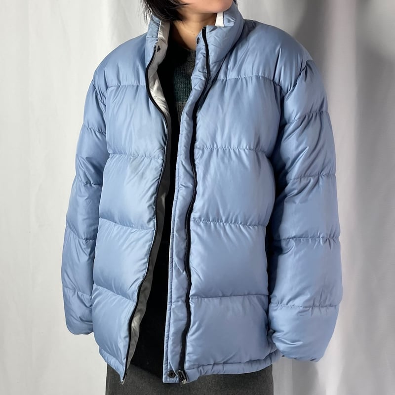 90's lands'end reversible down middle jacket |