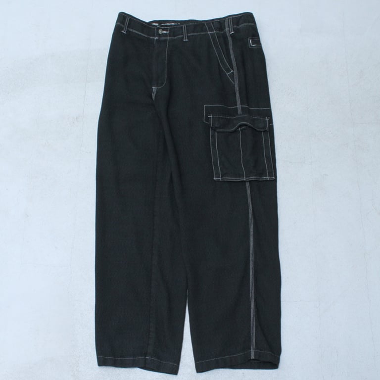 90s~ Tommy bahama silk/linen/rayon cargo pants｜トミーバハマ