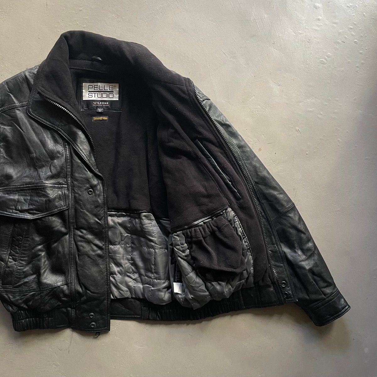 90s Wilsons pelle studio leather jacket | sui & 90s Wilsons pelle studio leather jacket | sui &