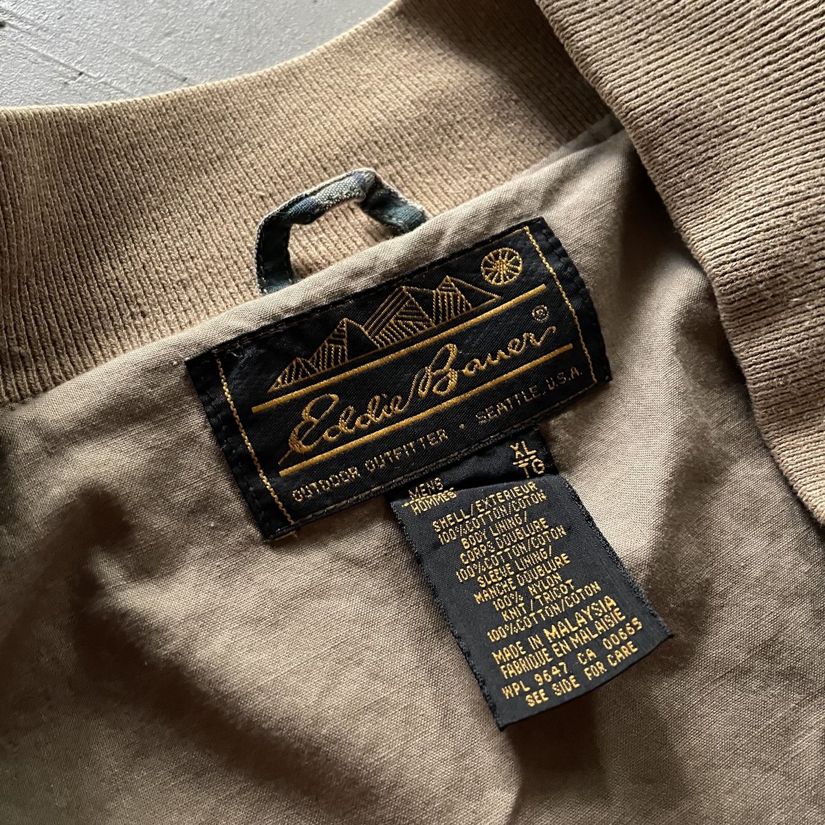 【あいうえお】エディバウアー　チェックパターンボンバージャケット 80s Eddie bauer check pattern bomber jacket | s