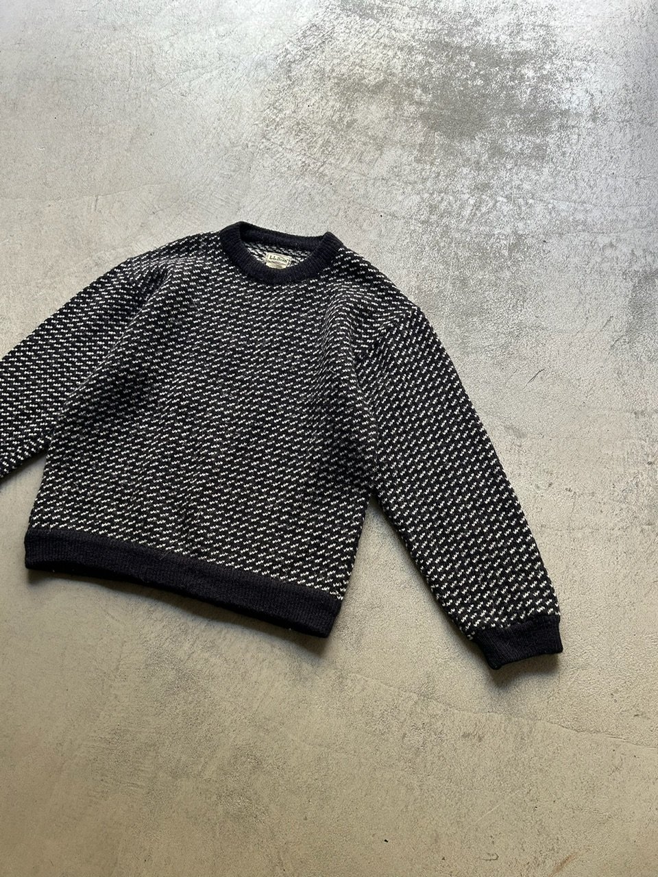 L.L. Bean birds eye knit 80s バーズアイ 80s L.L.Bean birds eye knit sweater | sui & shara