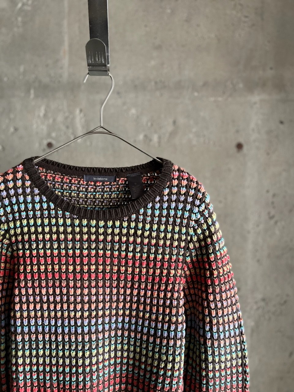 古着 リズクレイボーン Liz Claiborne HAND KNIT ハンドニット