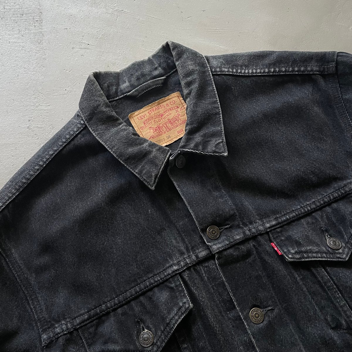 90's Levi’s 70503 BlackDenimJacket イタリア製 90s Levi's 70503 