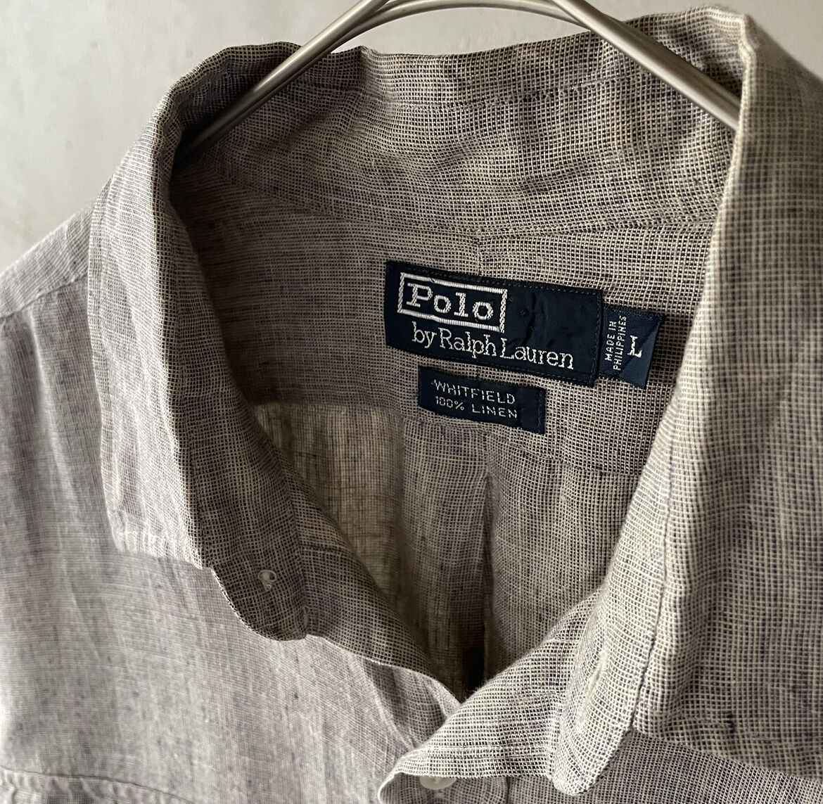 希少 Polo by Ralph Lauren WHITFIELD リネンシャツ polo by ralph lauren 長袖 リネンシャツ whitFIELD - メルカリ