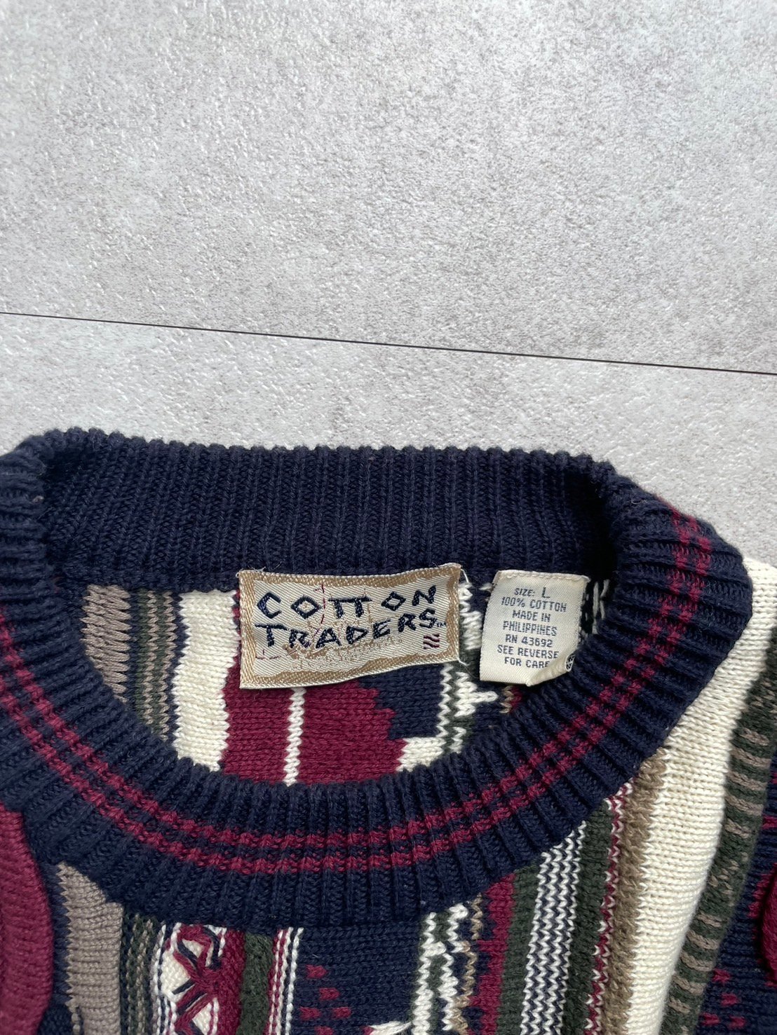 90s COTTON TRADERS 3D knit | sui & shara