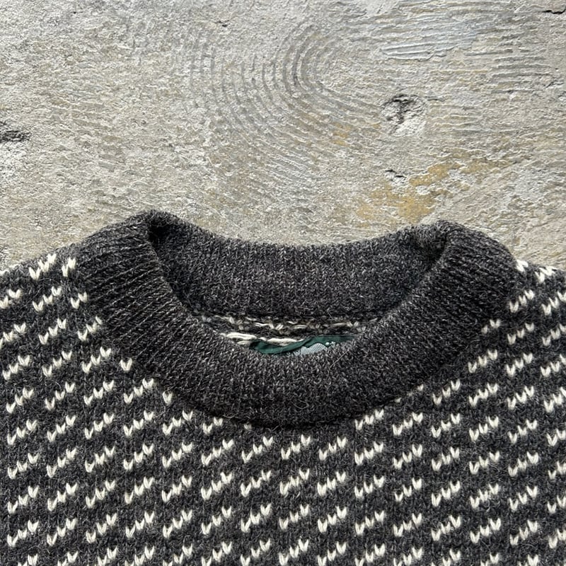 WOOLOVERS バーズアイ柄 ニット 90s 1990s “ L.L.Bean ” wool knit