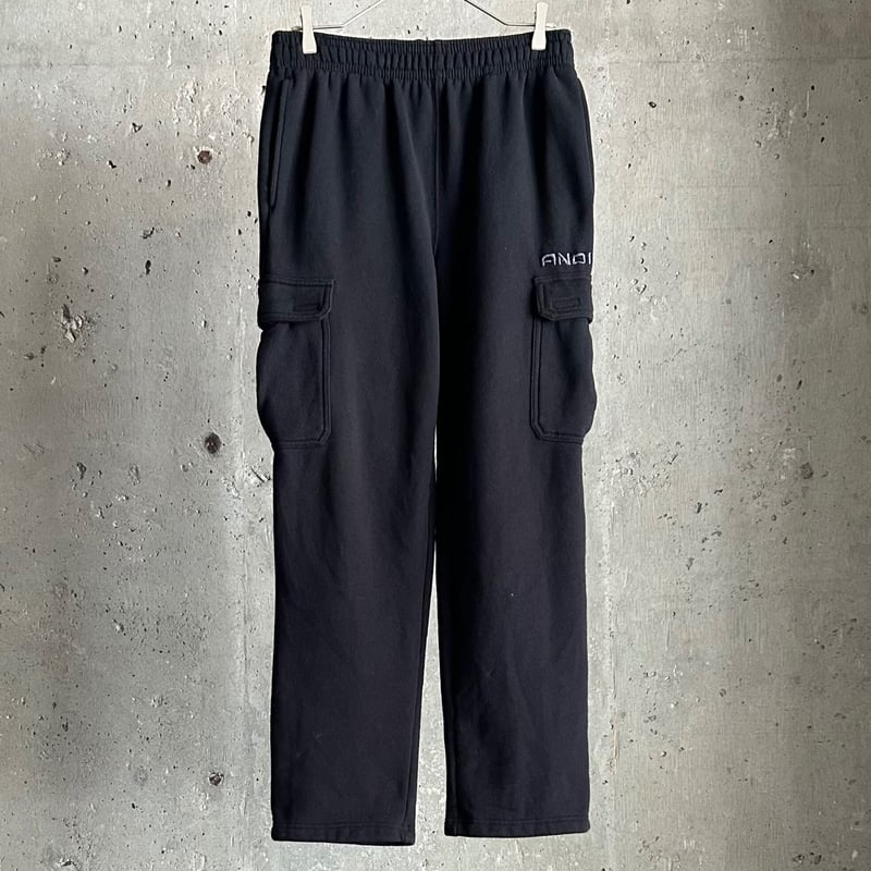 90s AND1 スウェット カーゴパンツ NBA バギー 極太 ワイド 裾絞り AND1 ”sweat cargo pants | sui & shara